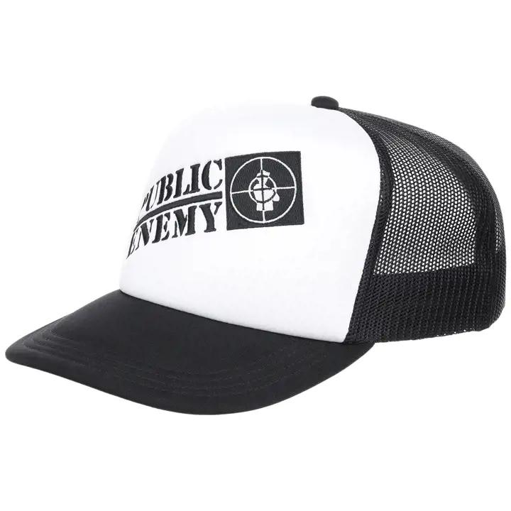 Casquette Public Enemy Music Foam Trucker BLC/NOI