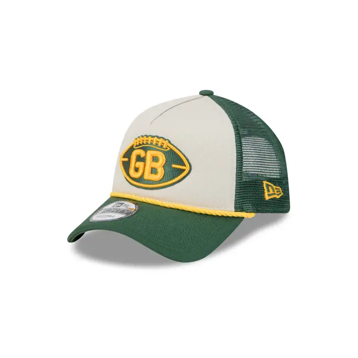 Green Bay Packers 24 NFL OF Casquette Aframe 9FORTY historique officielle