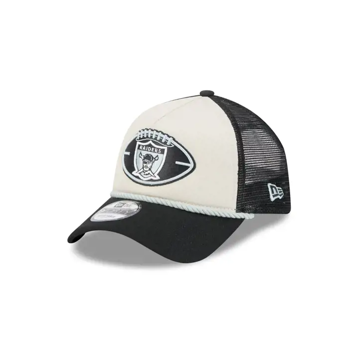 Las Vegas Raiders 24 NFL OF Casquette Aframe 9FORTY historique bord de terrain