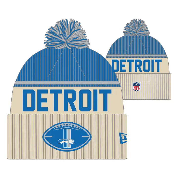 DETROIT LIONS 24 NFL Historic Sport Knit STONE