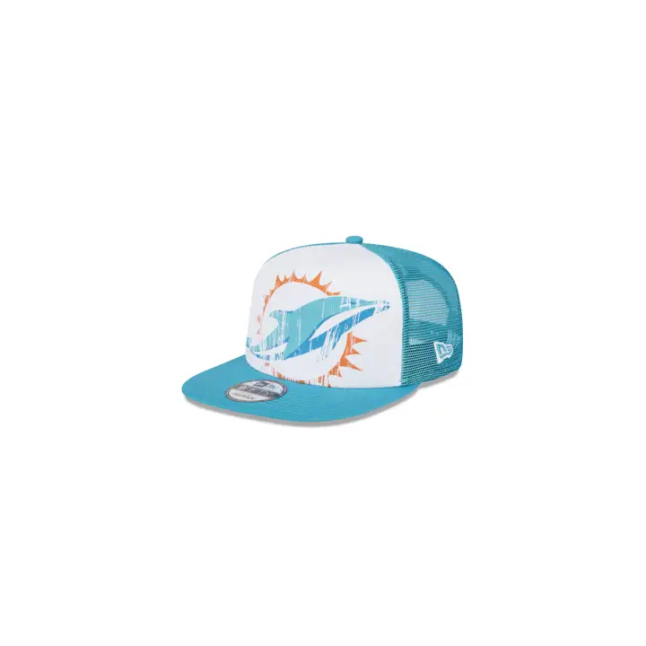 Miami Dolphins NFL Casquette filet style usé 950AF AQ/WHT