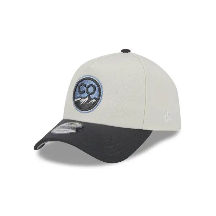 COLORADO ROCKIES MLB Black Ice Casquette A-Frame 9FORTY CITY CONNECT D
