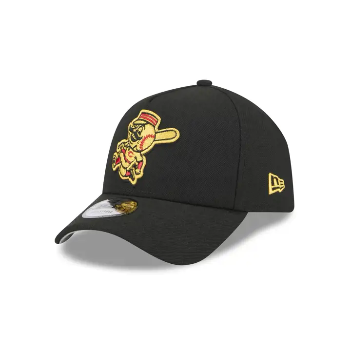 CINCINNATI REDS MLB Casquette Cobra A-Frame 9FORTY 150ÈME ANN NOIR/GRIS