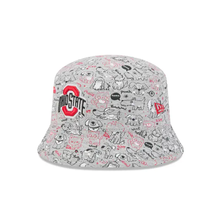 Ohio State Buckeyes NCAA Bob Enfant Imprimé all-over gris