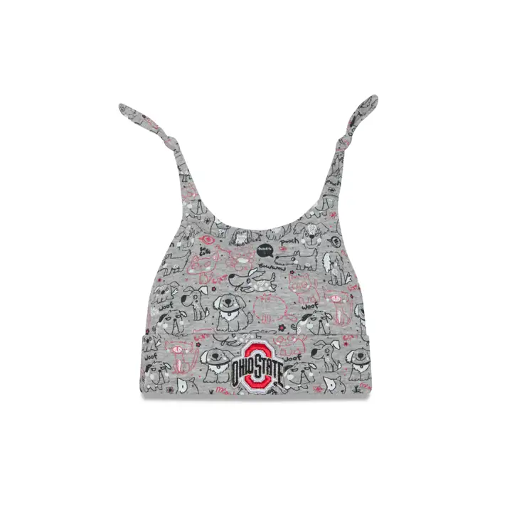 Iowa Hawkeyes NCAA Bonnet tricoté intégral bébé gris