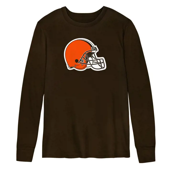 Cleveland Browns NFL Kids Prime Logo LS T-Shirt BRN