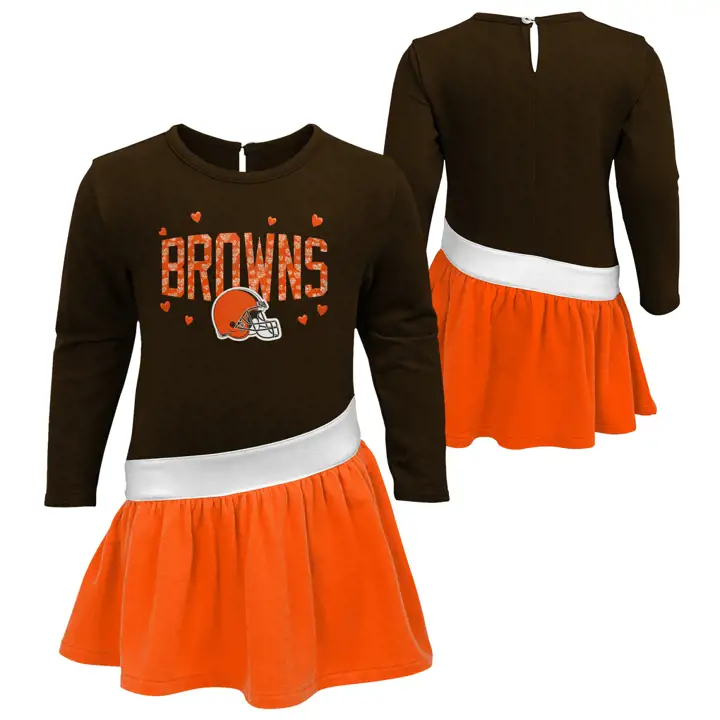 Cleveland Browns NFL Robe bébé "Cœur à Cœur" ORG