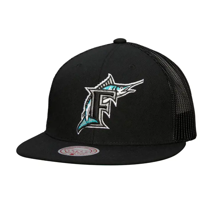 CASQUETTE SNAPBACK FLORIDA MARLINS MLB FRONT RUNNER NOIRE