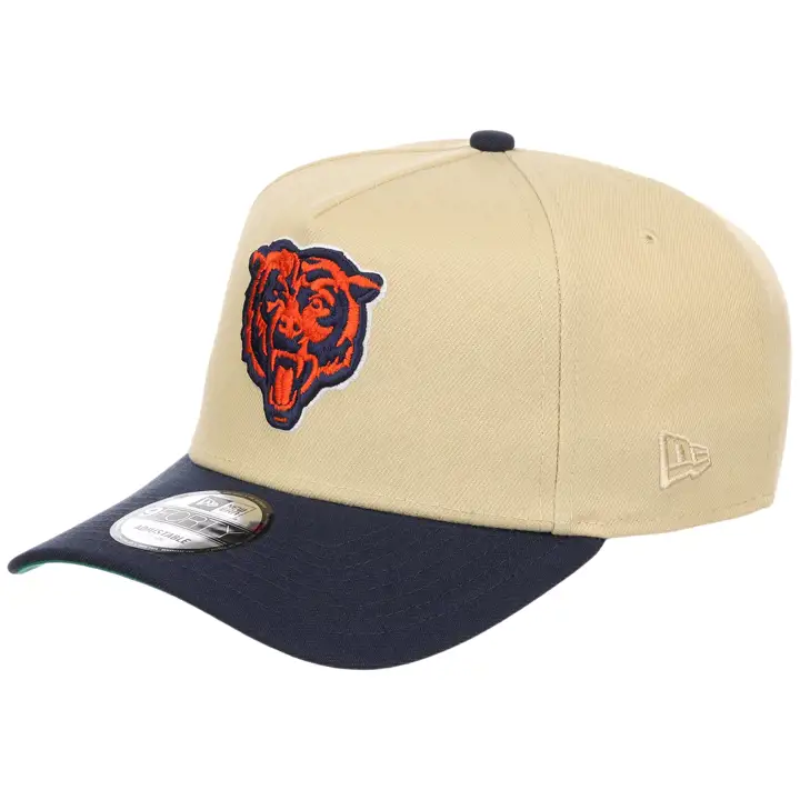 Chicago Bears NFL HOF Gold AF 9FORTY VEG GLD/NAVY/KGRN