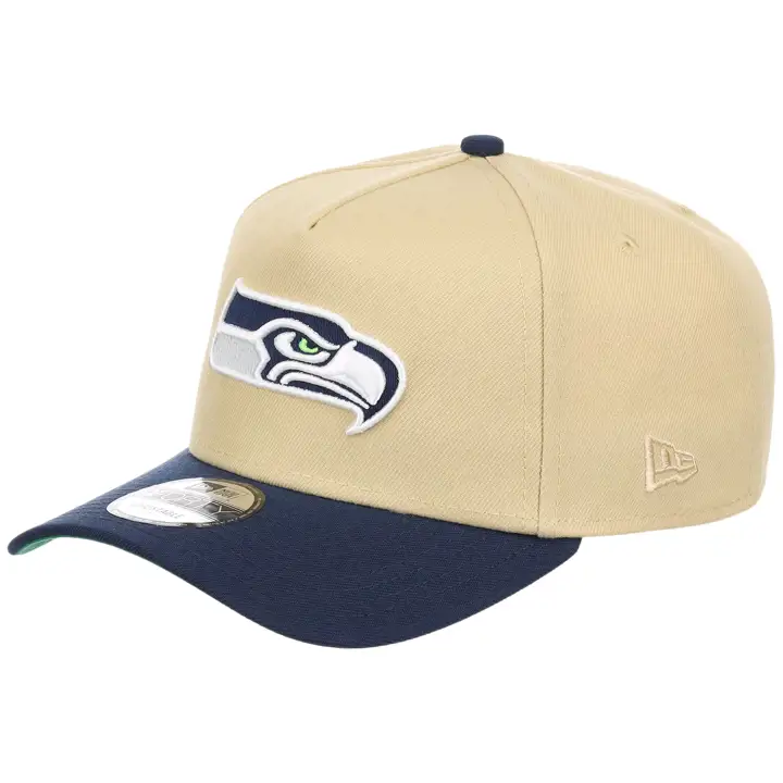 Seattle Seahawks NFL HOF Gold AF 9FORTY VEG GLD/NAVY/KGRN