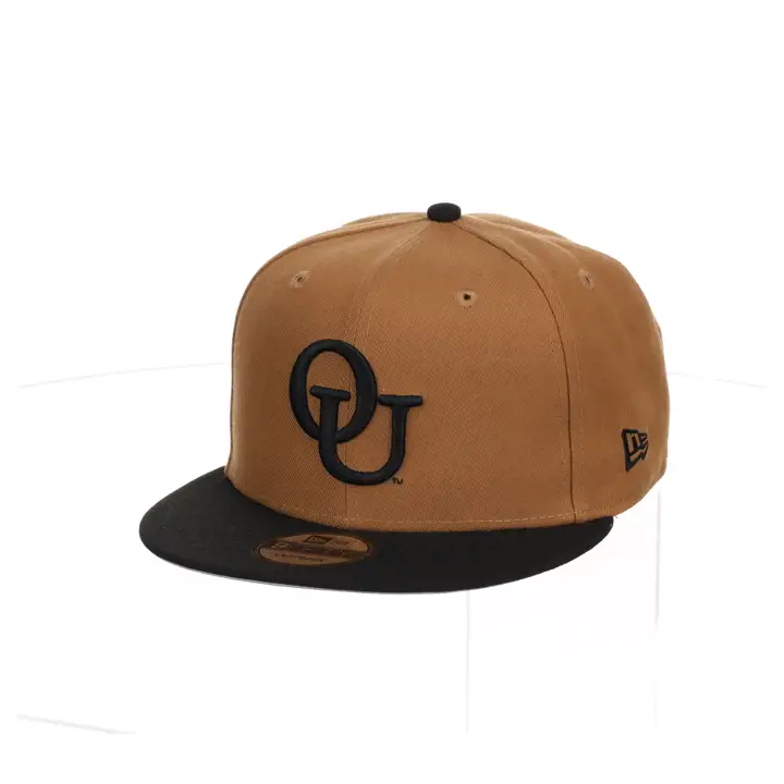 Casquette snapback Oakland University NCAA 2 tons verte