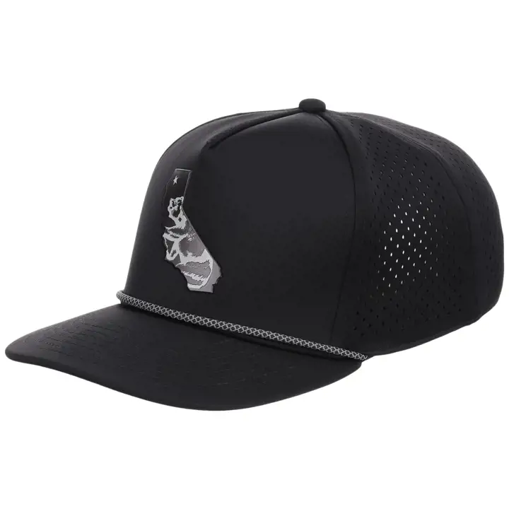 Casquette 5 panneaux California Reflective Tech avec corde noire