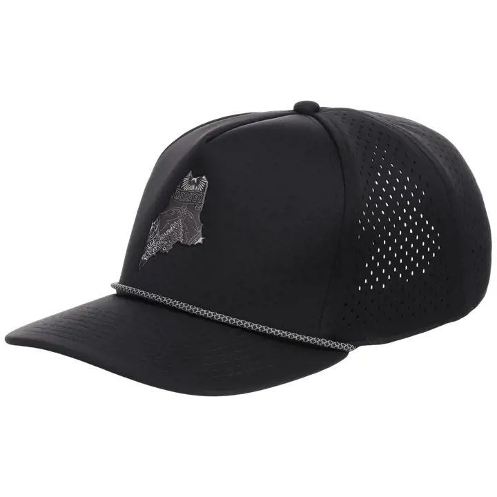 Casquette technique BLK Maine Reflective 5 panneaux avec cordelette
