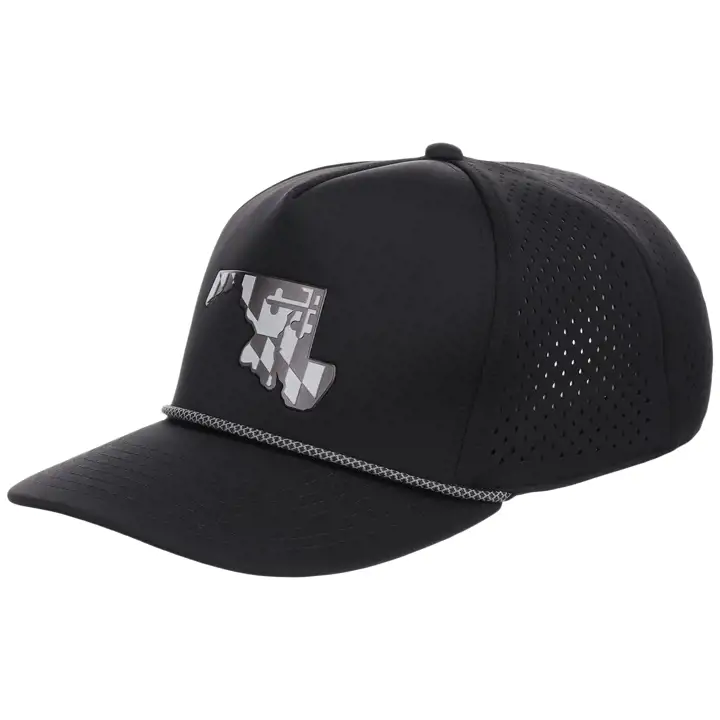 Casquette technique Maryland 5 pans réfléchissante avec cordelette NOI