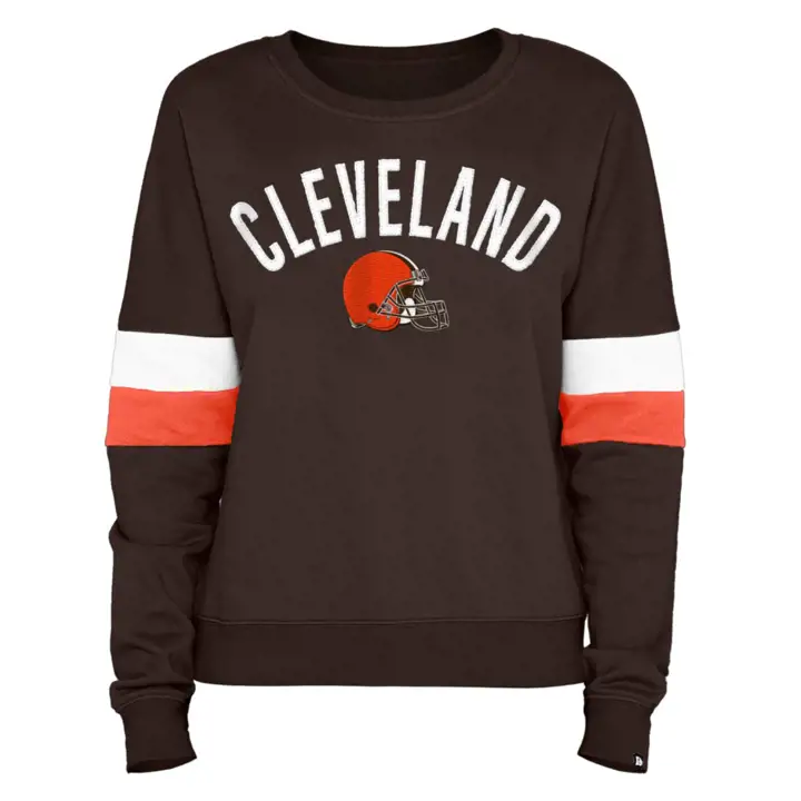 Cleveland Browns NFL Femme Col Rond 24 BRN