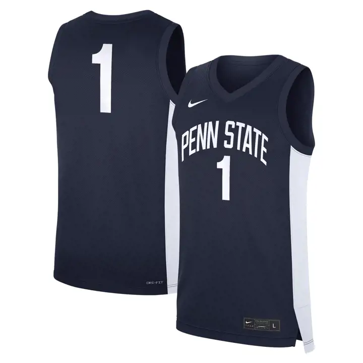 Maillot de basket-ball réplique Penn State Nittany Lions NUMÉRO 1 HO24
