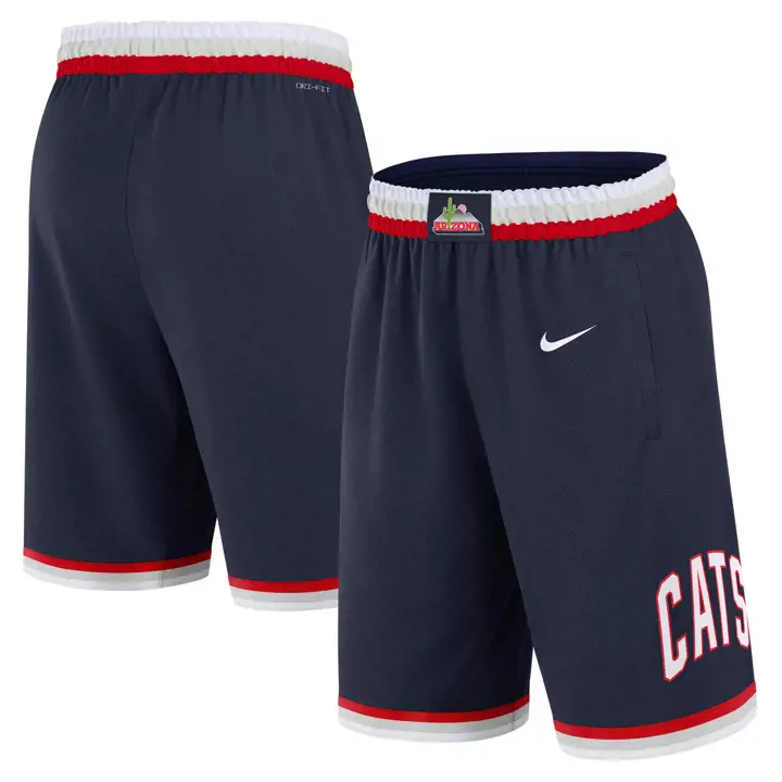 Short de basket-ball réplique Arizona Wildcats NCAA marine