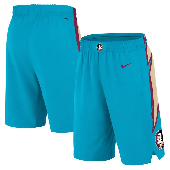 Short de basket Replica NCAA Florida State Seminoles turquoise