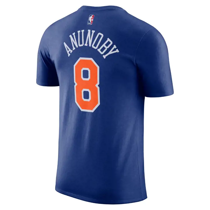 New York Knicks NBA Icon N&N T-Shirt OG Aunoby BLUE