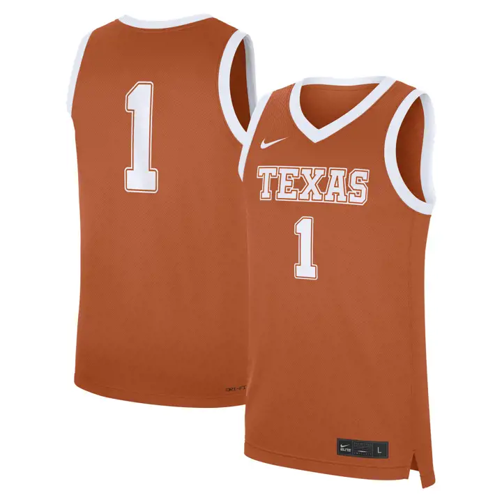 Maillot de basket replica NCAA des Texas Longhorns #1
