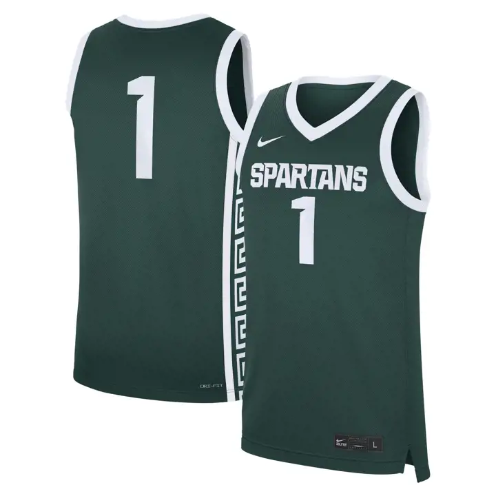 Maillot de basket Michigan State Spartans NCAA Réplique #1 gr