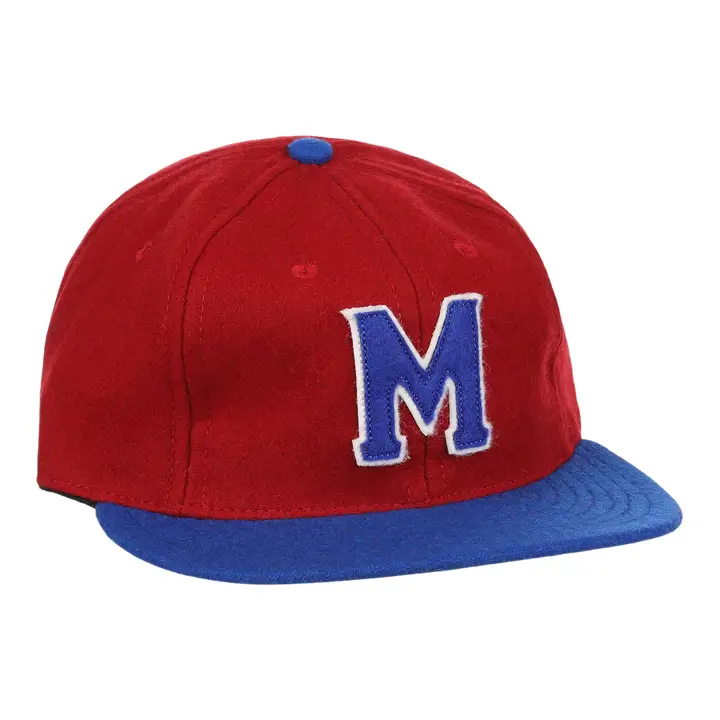 Casquette en laine vintage des Red Sox de Memphis Rouge/Bleu roi