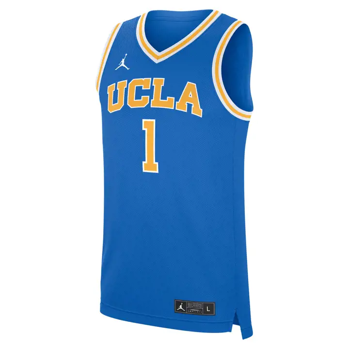 Maillot de basketball réplique NCAA UCLA Bruins Bleu