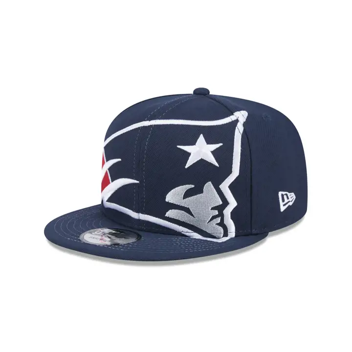 NEW ENGLAND PATRIOTS NFL Oversized Snap BLEU MARINE