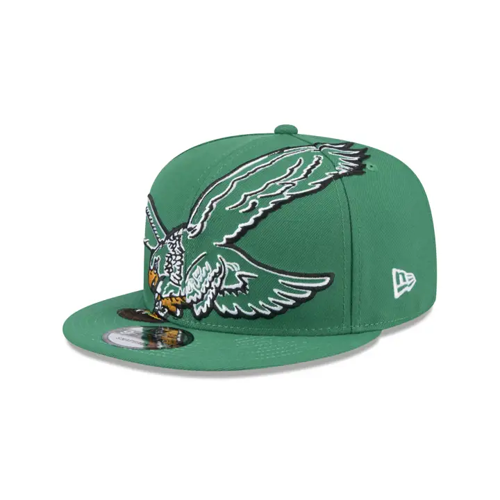 PHILADELPHIA EAGLES NFL Casquette géante historique à pression KGRN