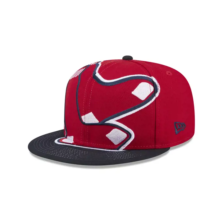 CASQUETTE SNAPBACK SURDIMENSIONNÉE ROUGE/BLEU MARINE/VERT BOSTON RED SOX MLB
