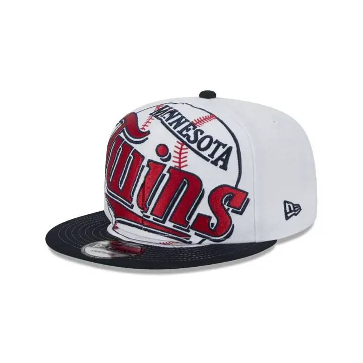 CASQUETTE MLB Minnesota Twins Oversized Snap BLANC/MARINE/VERT