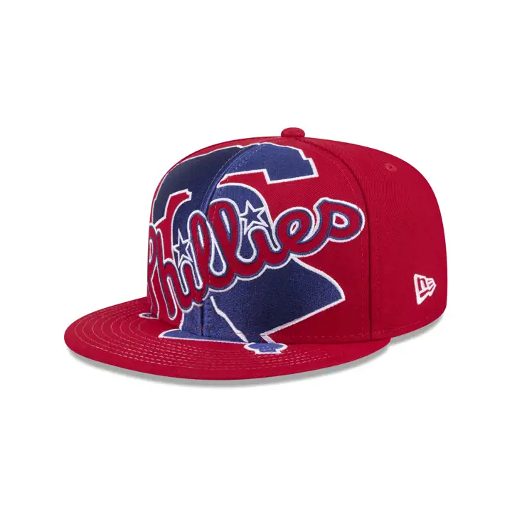 PHILADELPHIA PHILLIES MLB Casquette surdimensionnée ROUGE/VERT