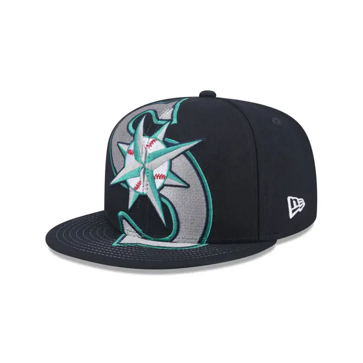CASQUETTE SNAPBACK SURDIMENSIONNÉE MLB SEATTLE MARINERS BLEU MARINE/VERT