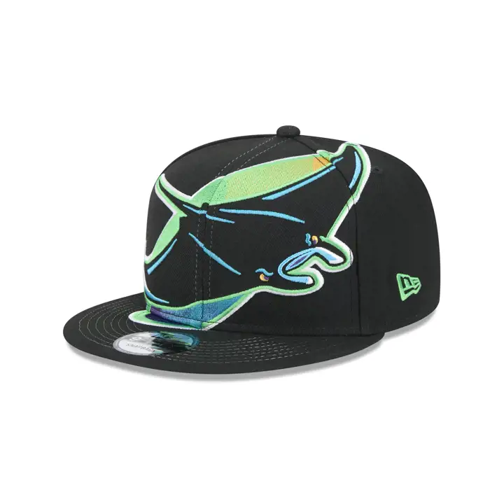 TAMPA BAY RAYS MLB Casquette Oversize NOIR/VERT