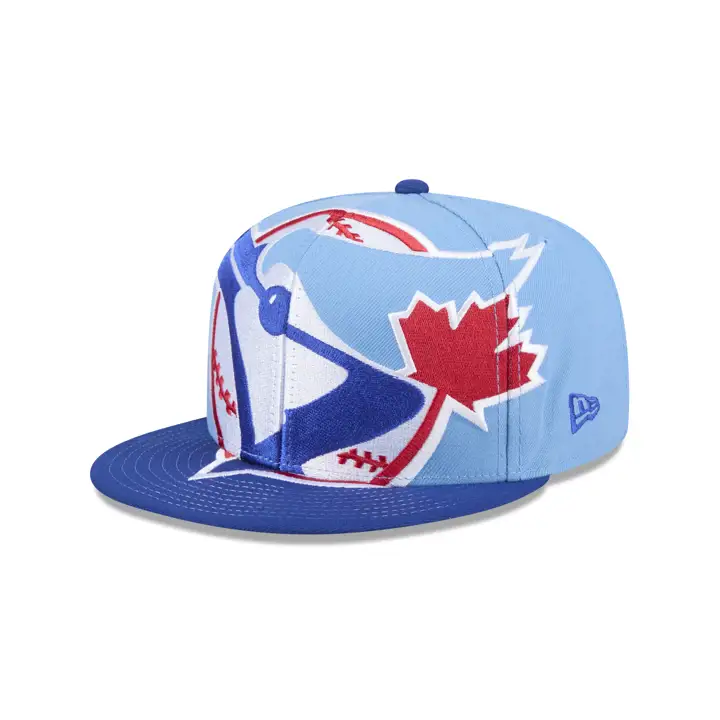 TORONTO BLUE JAYS MLB Casquette oversize à bouton-pression LBL/RBL/GRN ÉTENDUE