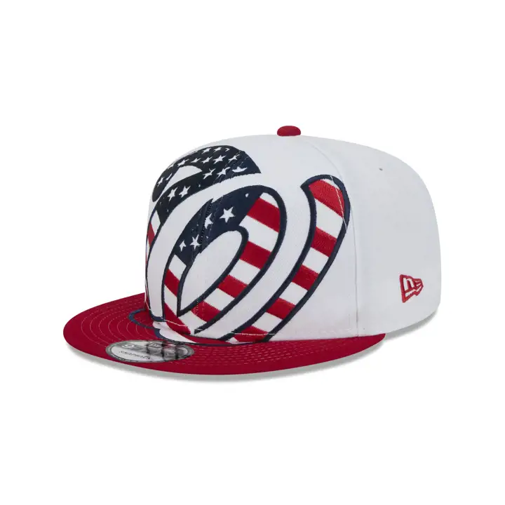 WASHINGTON NATIONALS MLB Casquette Oversize Blanche/Rouge/Verte