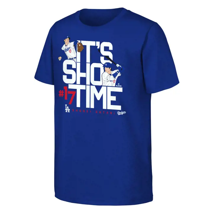 T-shirt DODGERS MLB pour jeune Ohtani Sho-Time Shohei Ohtani bleu