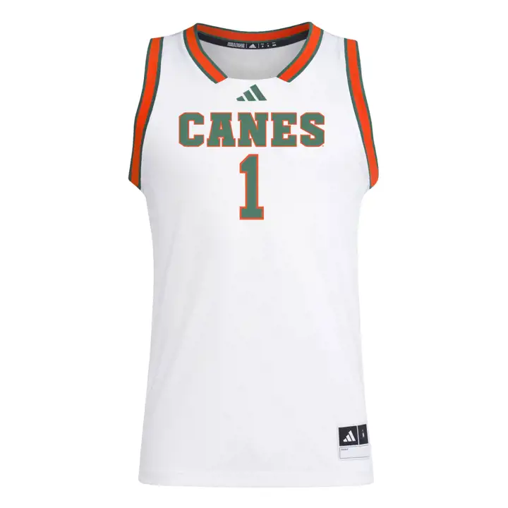 Maillot de basket-ball Miami Hurricanes NCAA Swingman Replica blanc