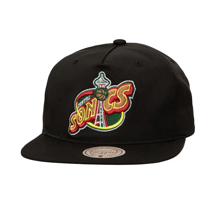 Seattle Supersonics NBA MN All The Brights Casquette Snapback Noir/Noir/
