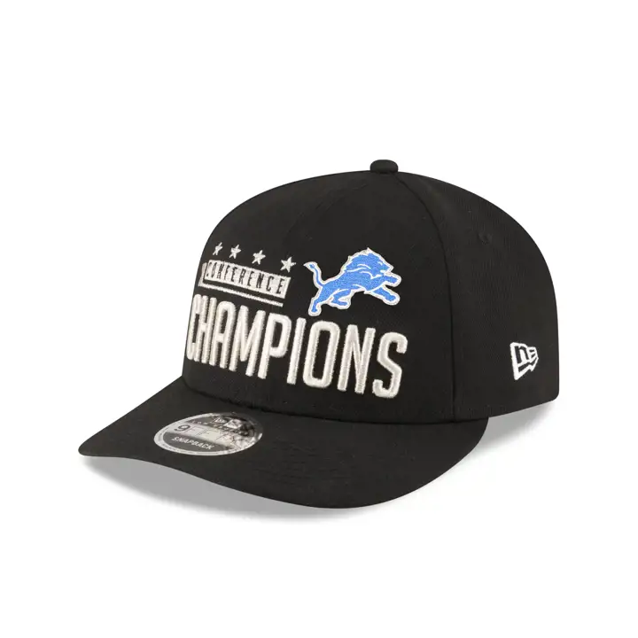 Detroit Lions SB LVIII Conference Champ LR LP9FIFTY NOIR