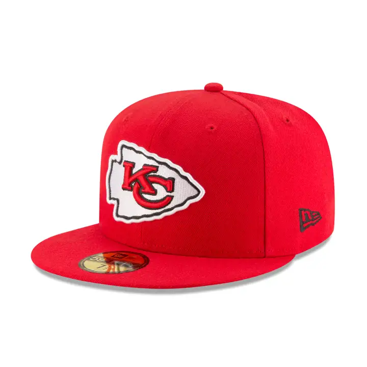 Casquette 59FIFTY rouge Kansas City Chiefs SB LVIII Champ Patch