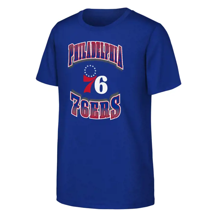 T-shirt Philadelphia 76ers NBA Youth Glory Days SMU 24 bleu