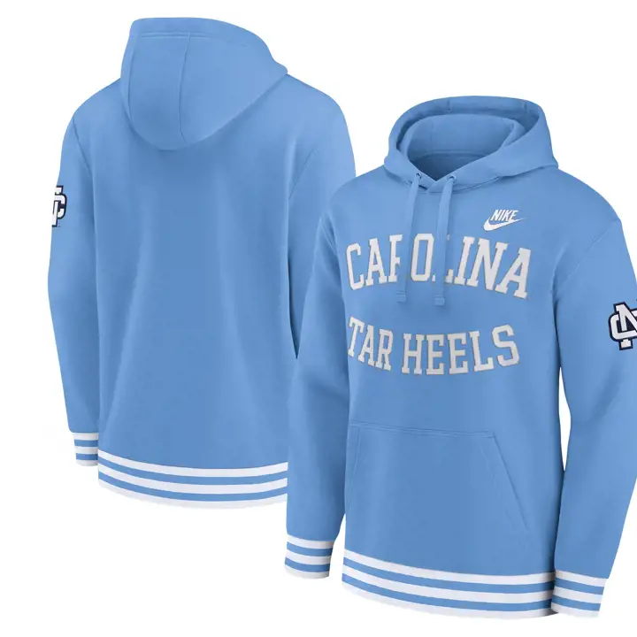 North Carolina Tar Heels HO24 RÉTRO À CAPUCHE CÔTELÉE éti