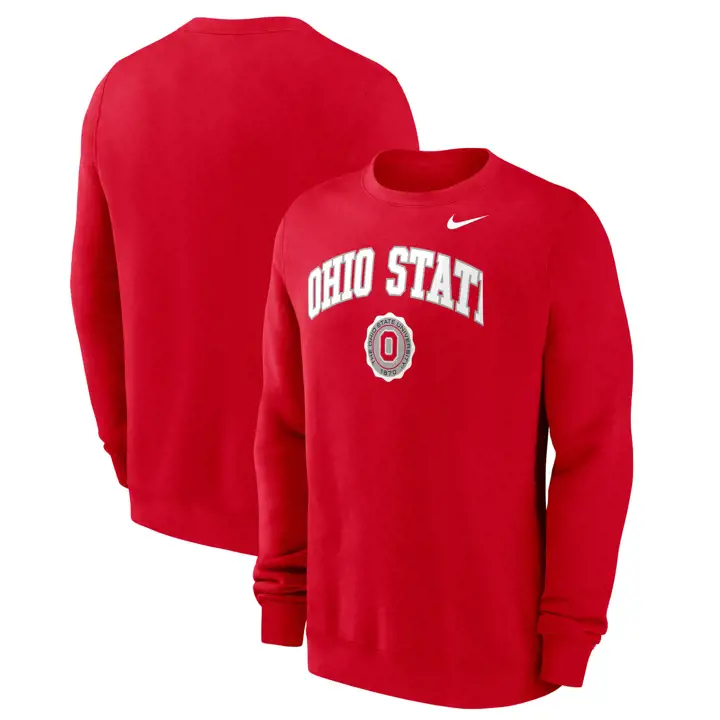 Ohio State Buckeyes HO24 RAS DU COU DRI FIT rouge