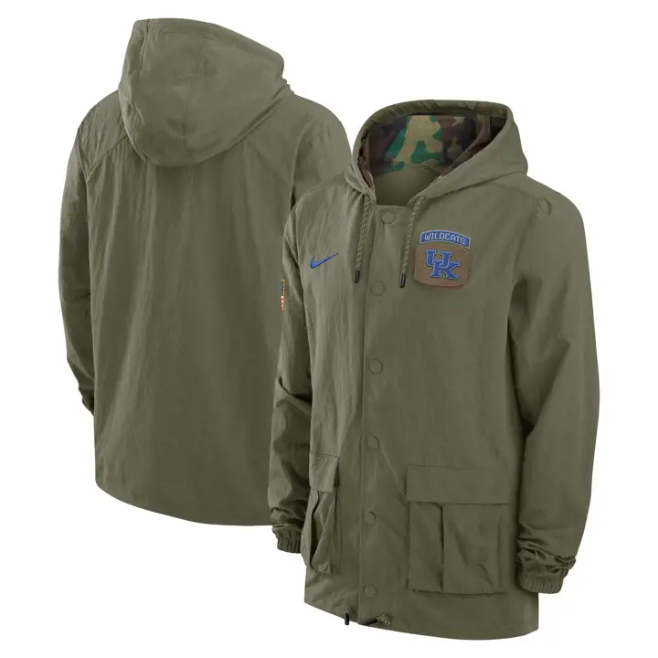 Veste Militaire HO24 des Kentucky Wildcats verte