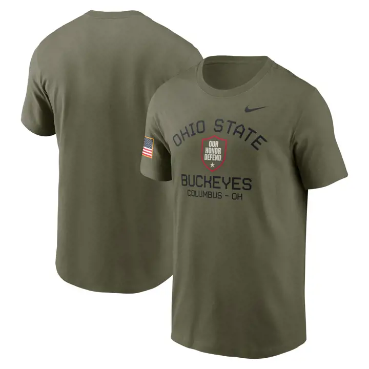 T-shirt Ohio State Buckeyes HO24 MILITARY DF vert