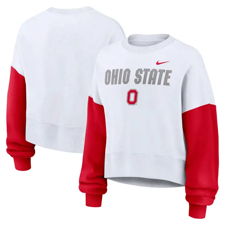 Ohio State Buckeyes HO24 PULL RAS-DU-COU OVERSIZE COLORBLOCK PHOENIX