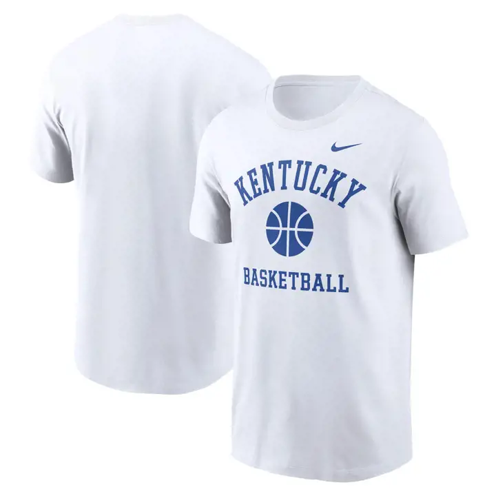 T-shirt icône de basket-ball NCAA Kentucky Wildcats blc