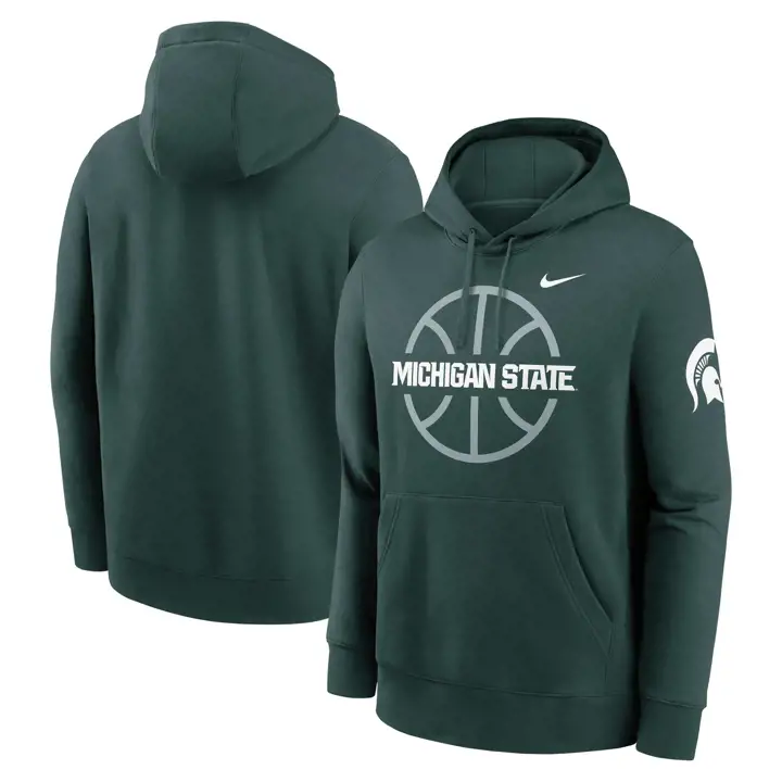 Sweat à capuche en polaire NCAA Club Michigan State Spartans de Nike