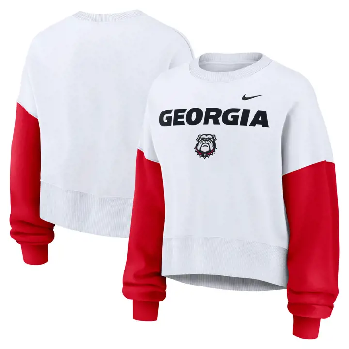 Georgia Bulldogs NCAA Femme col rond blc